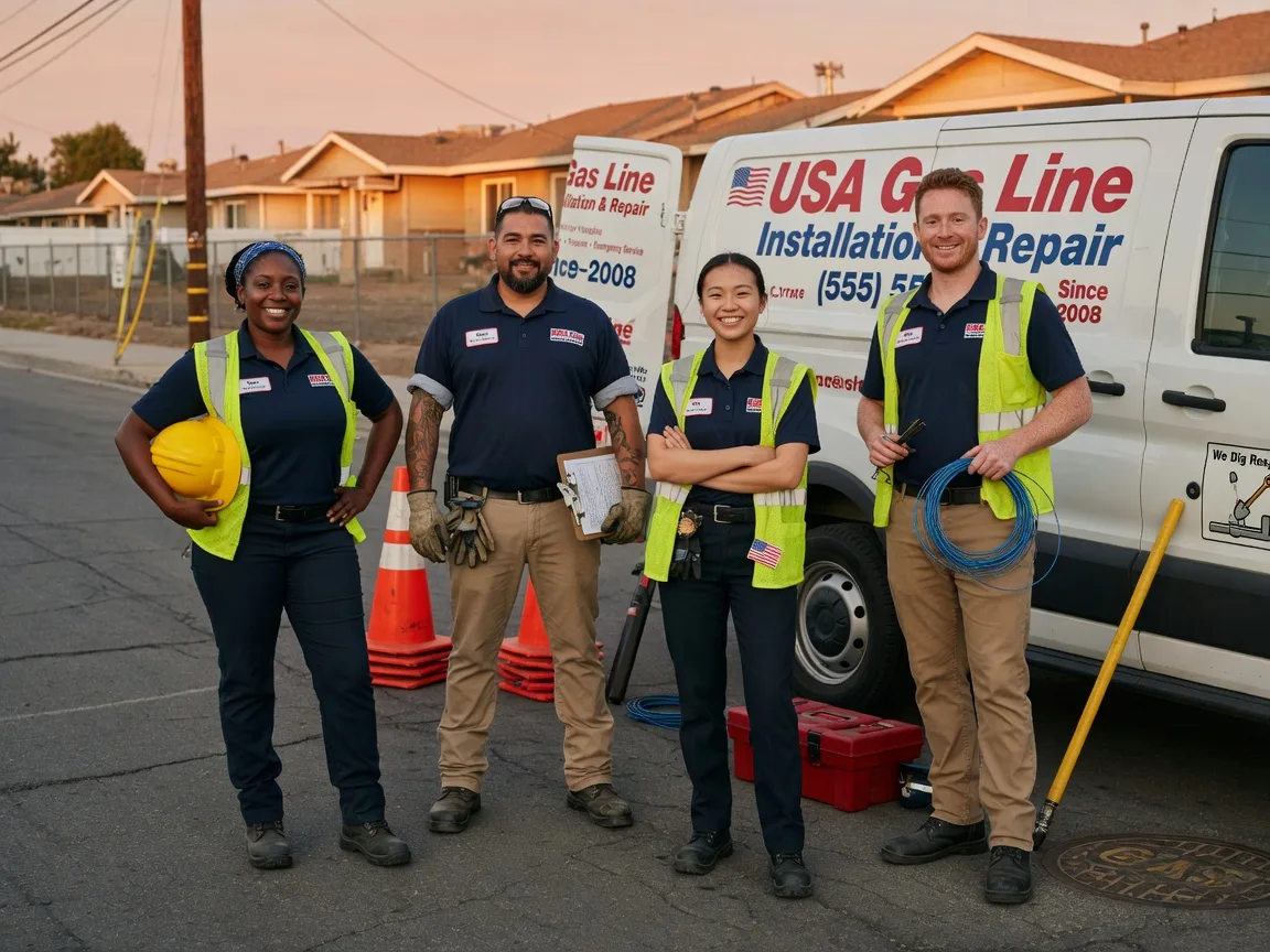 Gas Line Installation company in Glencross, SD